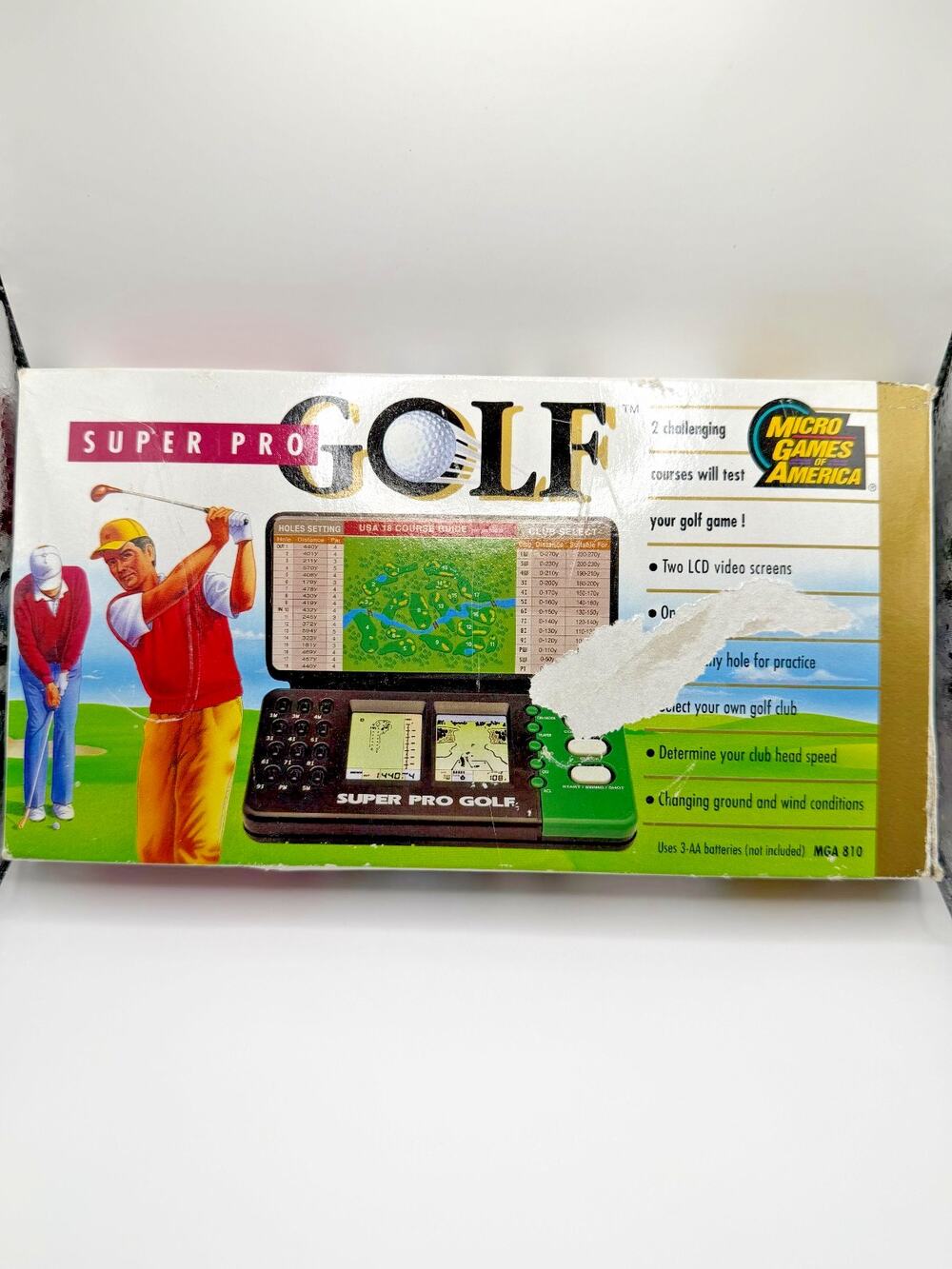Vintage Super Pro Golf Handheld Game